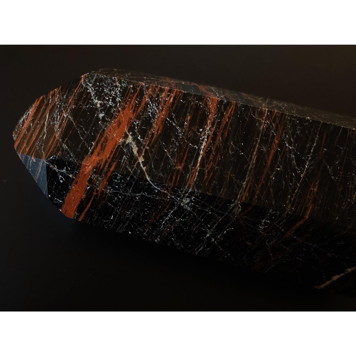Black Tourmaline Point & Red Hematite One Size Lemuria Store – image 3