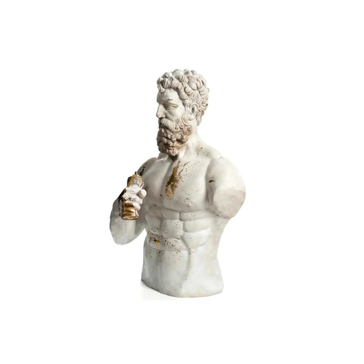 White / Gold Hercule & Squuzing Spray Artchi – image 4