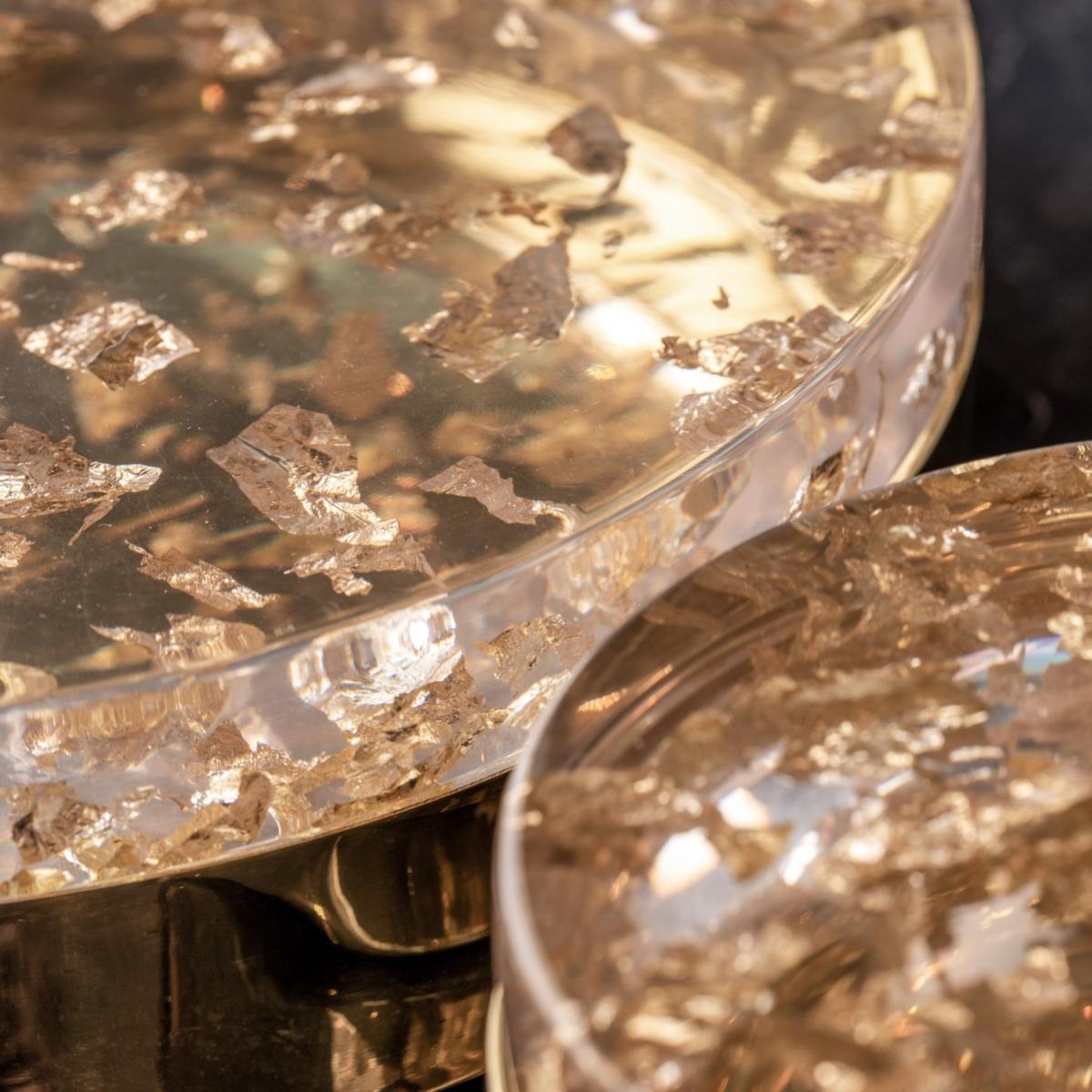 Dorado Gold Leaf, Resin & Brass Large Box . Bruci Editora De Diseño – image 6