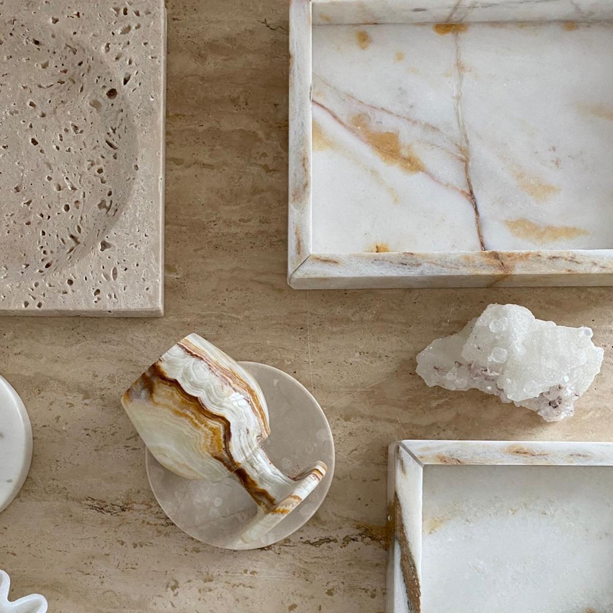 Gold / White / Yellow 222 Box Tray - Golden Hour Onyx Aesthete Label – image 3