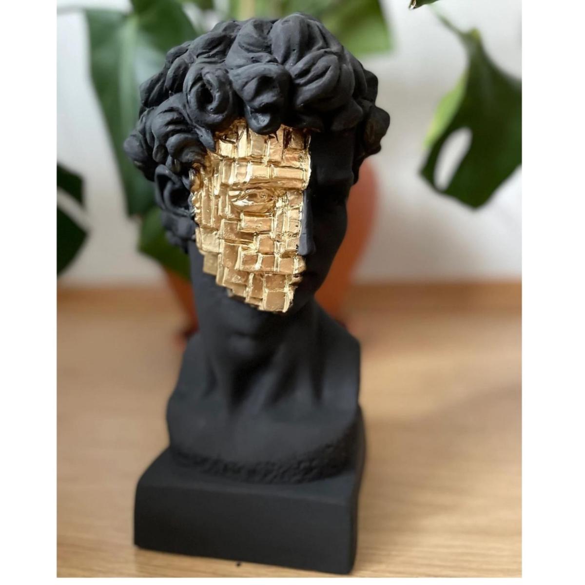 Golden Fragment David Sculpture Multicolour | Artchi – image 2