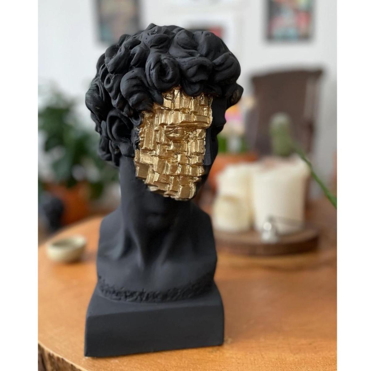 Golden Fragment David Sculpture Multicolour | Artchi – image 7