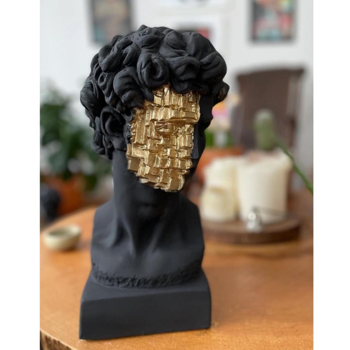 Golden Fragment David Sculpture Multicolour | Artchi – image 8