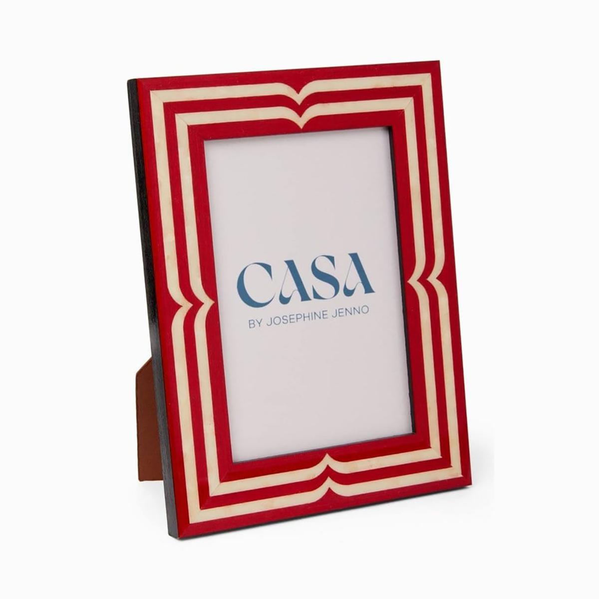 Red / White Raspberry Beret Marquetry Frame Casabyjj – image 2