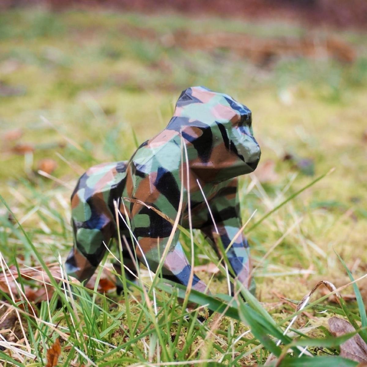 Gorilla Geometric Sculpture - Multicolour One Size Marokka Design – image 3
