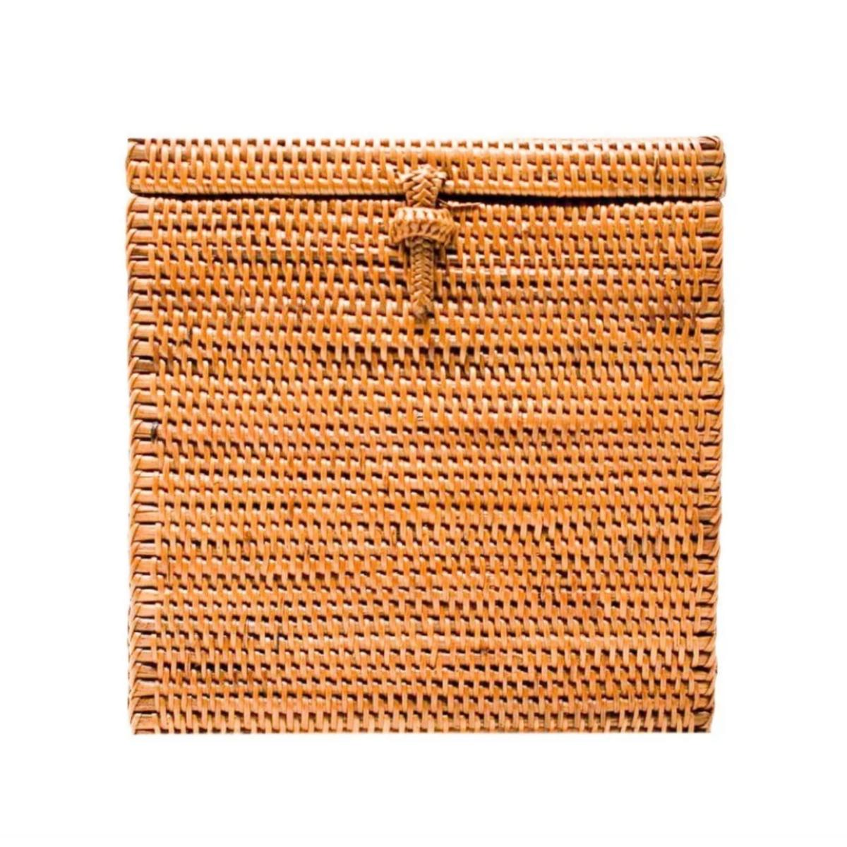 Brown Honey Rattan Tissue Box | Poppy + Sage – image 4