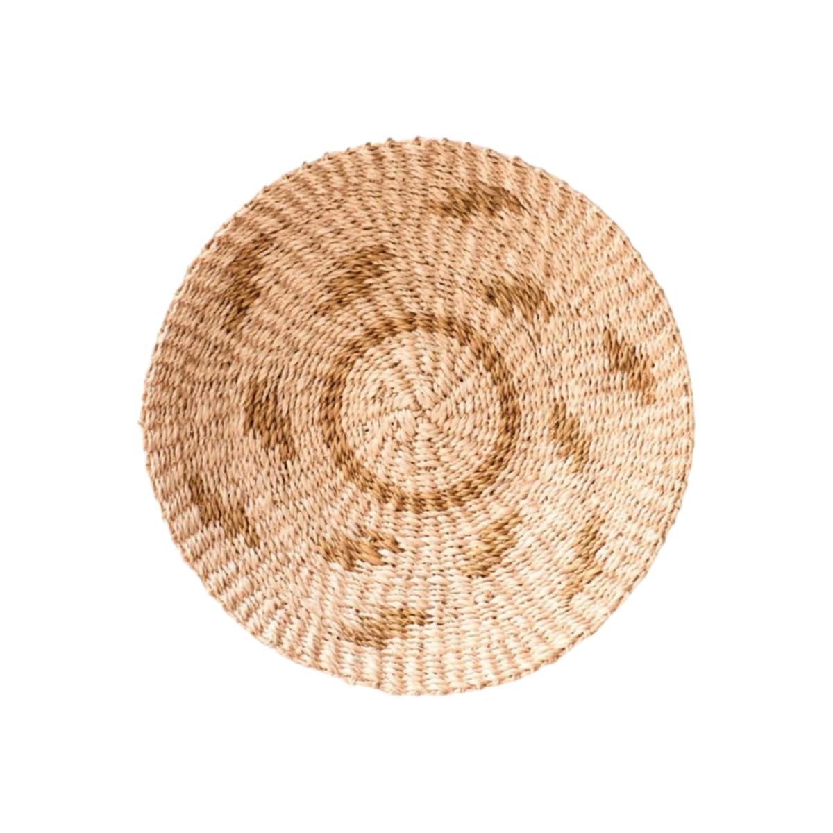 Brown / Neutrals Medium Natural & Brown Wall Baskets Likhâ – image 1