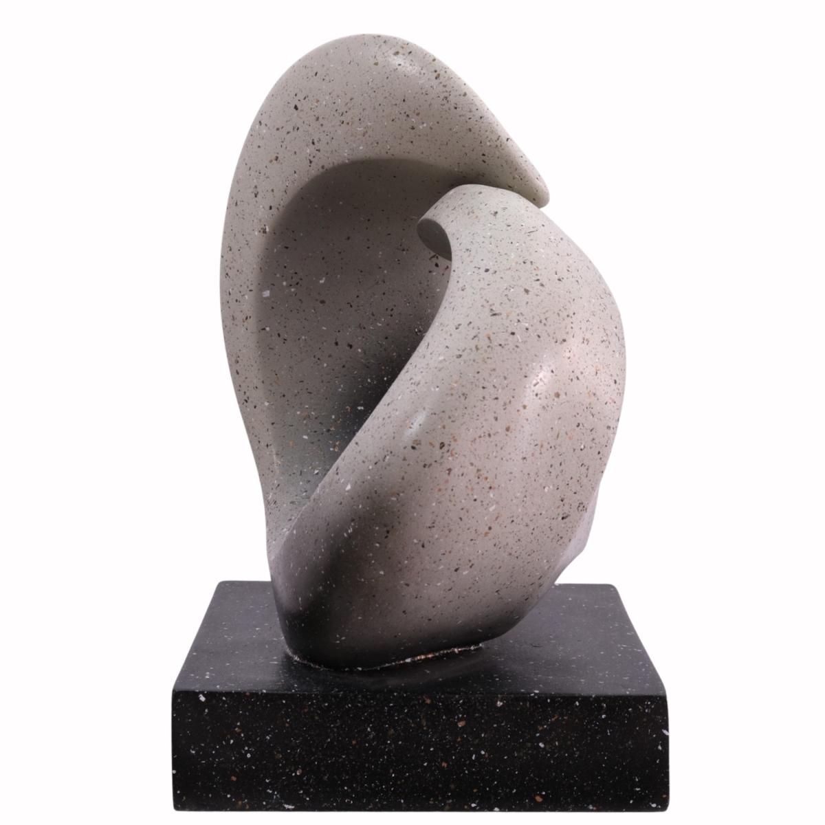 White Harmonic Flow - Sculpture | Artchi – image 3