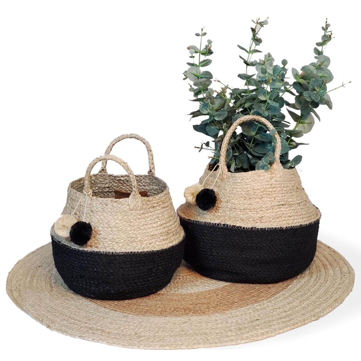 Neutrals Naiya Foldable Basket Bag-Large Korissa – image 2