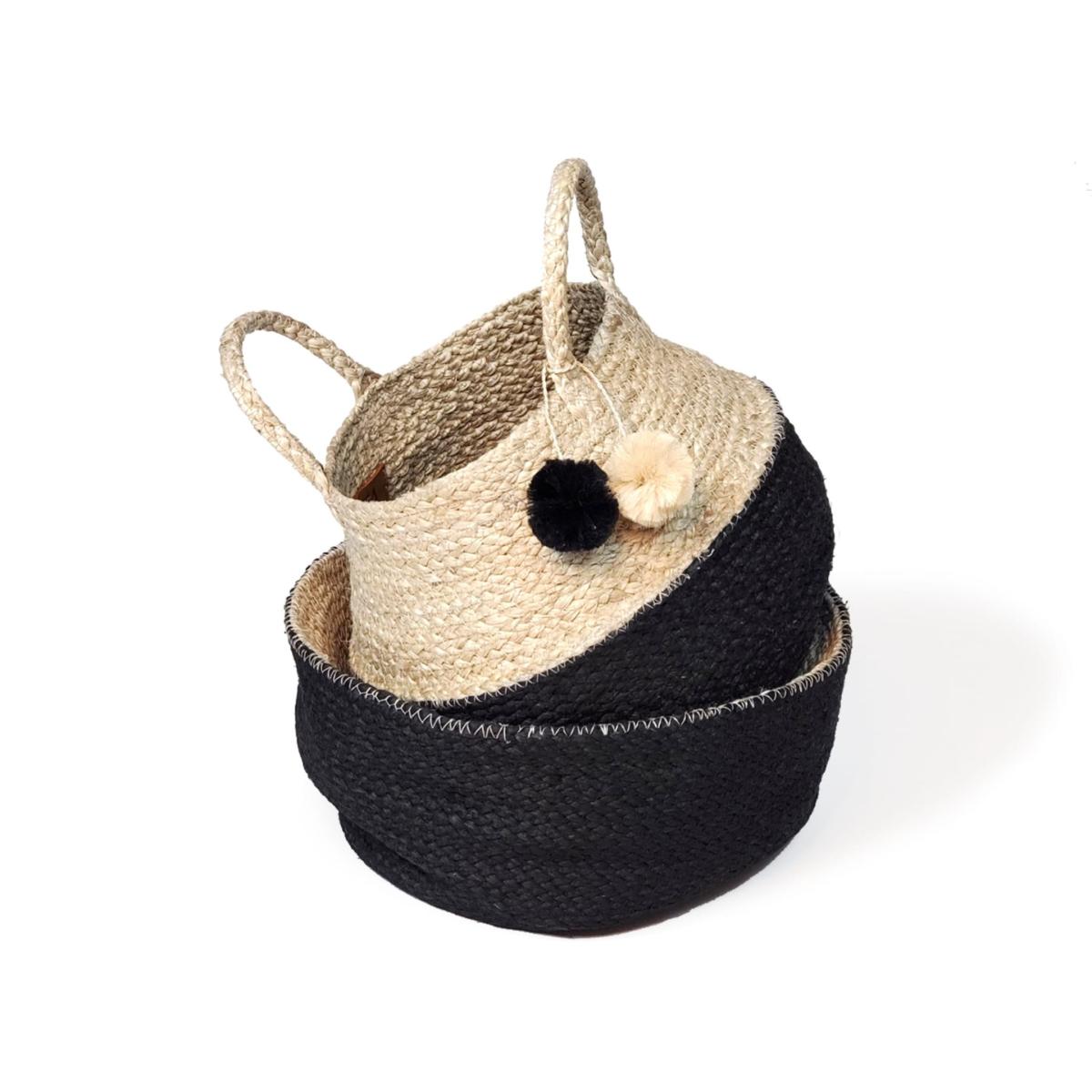 Neutrals Naiya Foldable Basket Bag-Large Korissa – image 4