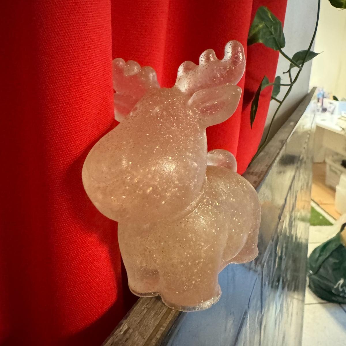 Sparkly Reindeer Figurine - Gold | By Shax – image 2