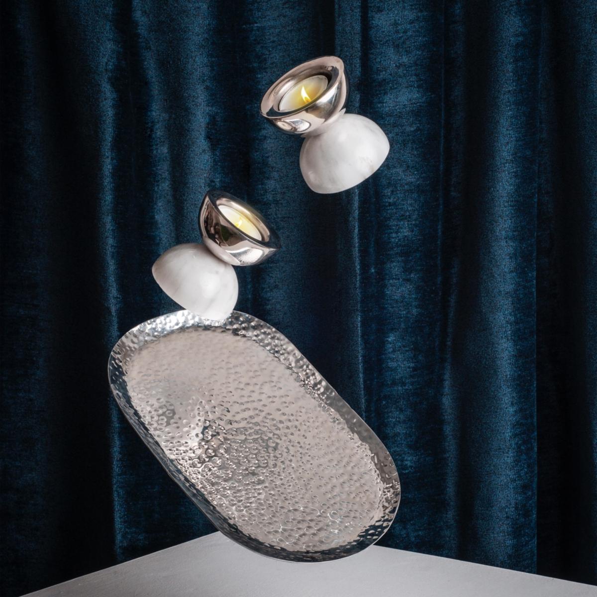 Silver Martello Catch-All Metal Tray . Bruci Editora De Diseño – image 4