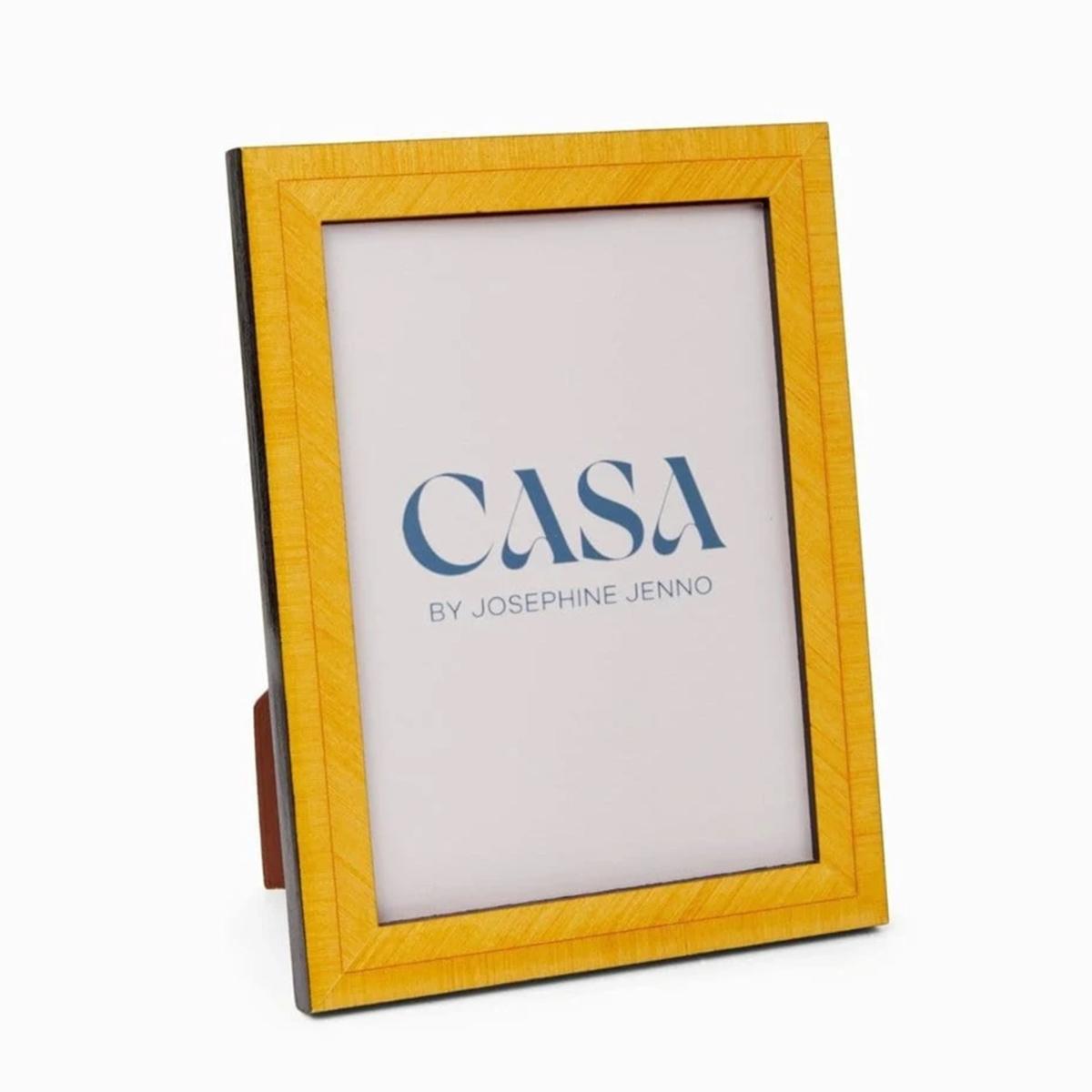 Yellow / Orange Gambara Marquetry Frame | Casabyjj – image 2