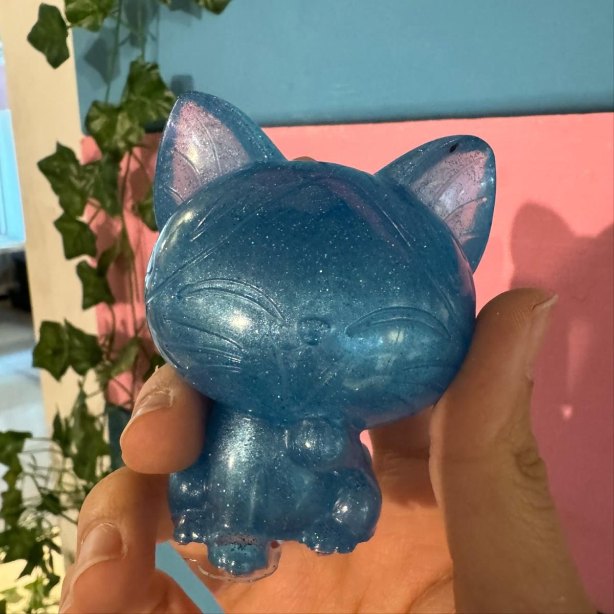 Sparkly Blue Cat | By Shax – image 2