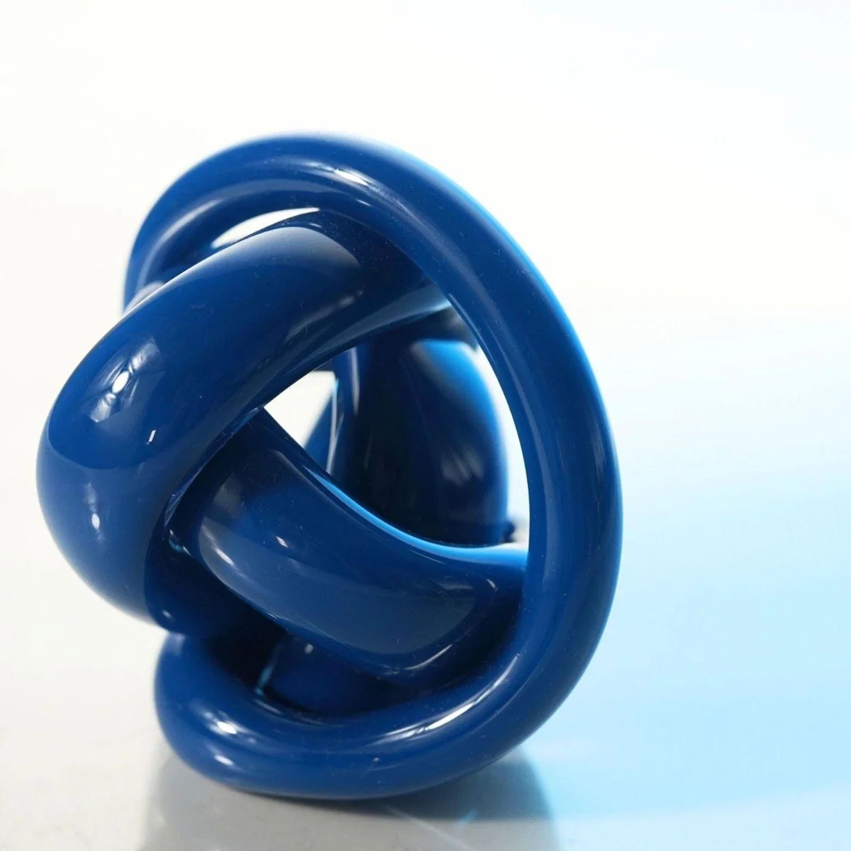 Hand Blown Glass Art Decor Ocean Blue, Unique Hand-Blown Balls | One Size | Modeditions – image 3