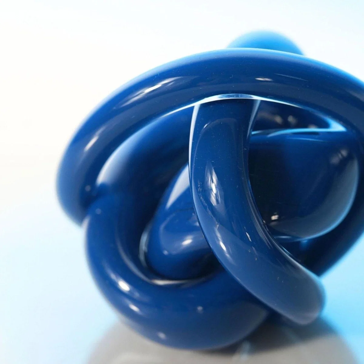 Hand Blown Glass Art Decor Ocean Blue, Unique Hand-Blown Balls | One Size | Modeditions – image 4