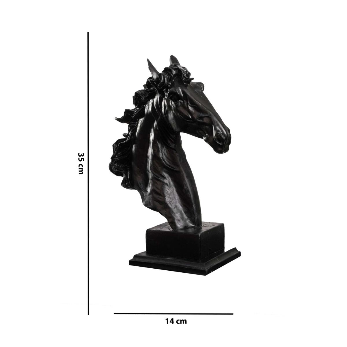Black Dark Horse Bust One Size Artchi – image 9