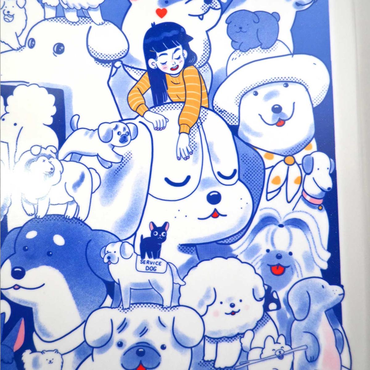 Blue / White Dogs Catch-All Tray | Natali Koromoto – image 5