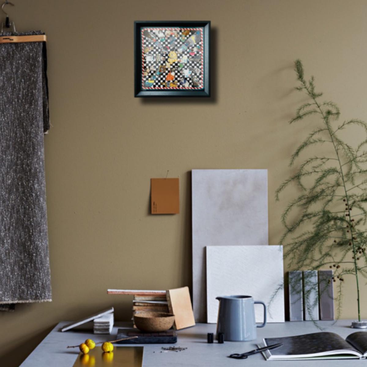 Cat Lovers Framed Silk Scarf One Size Un Poco – image 2