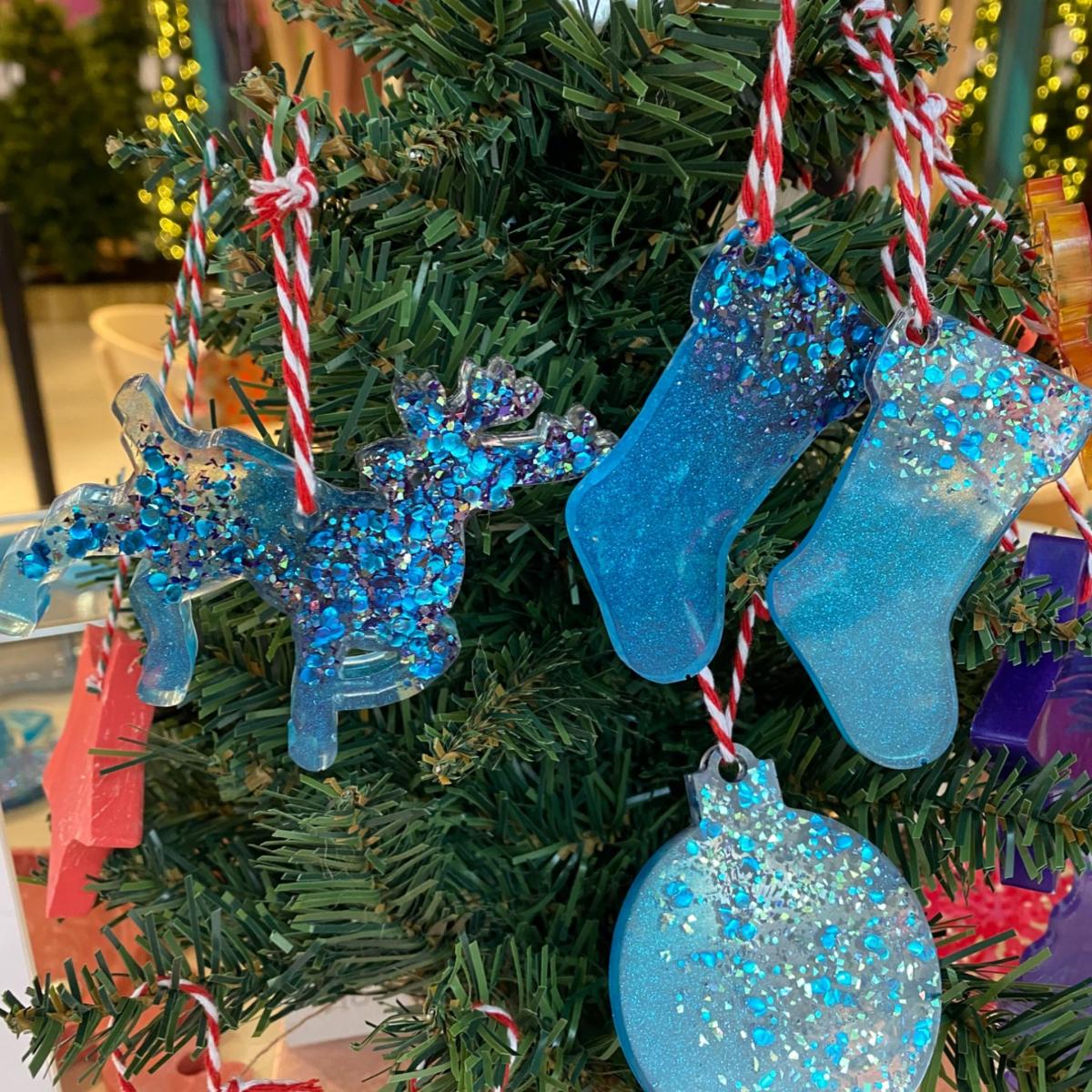 Frozen Blue Ornament Trio | By Shax – image 2