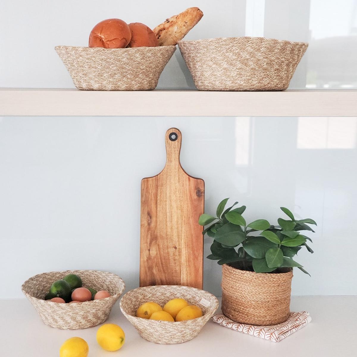 Neutrals Agora Woven Nesting Bowl - Set Of 4 Korissa – image 2