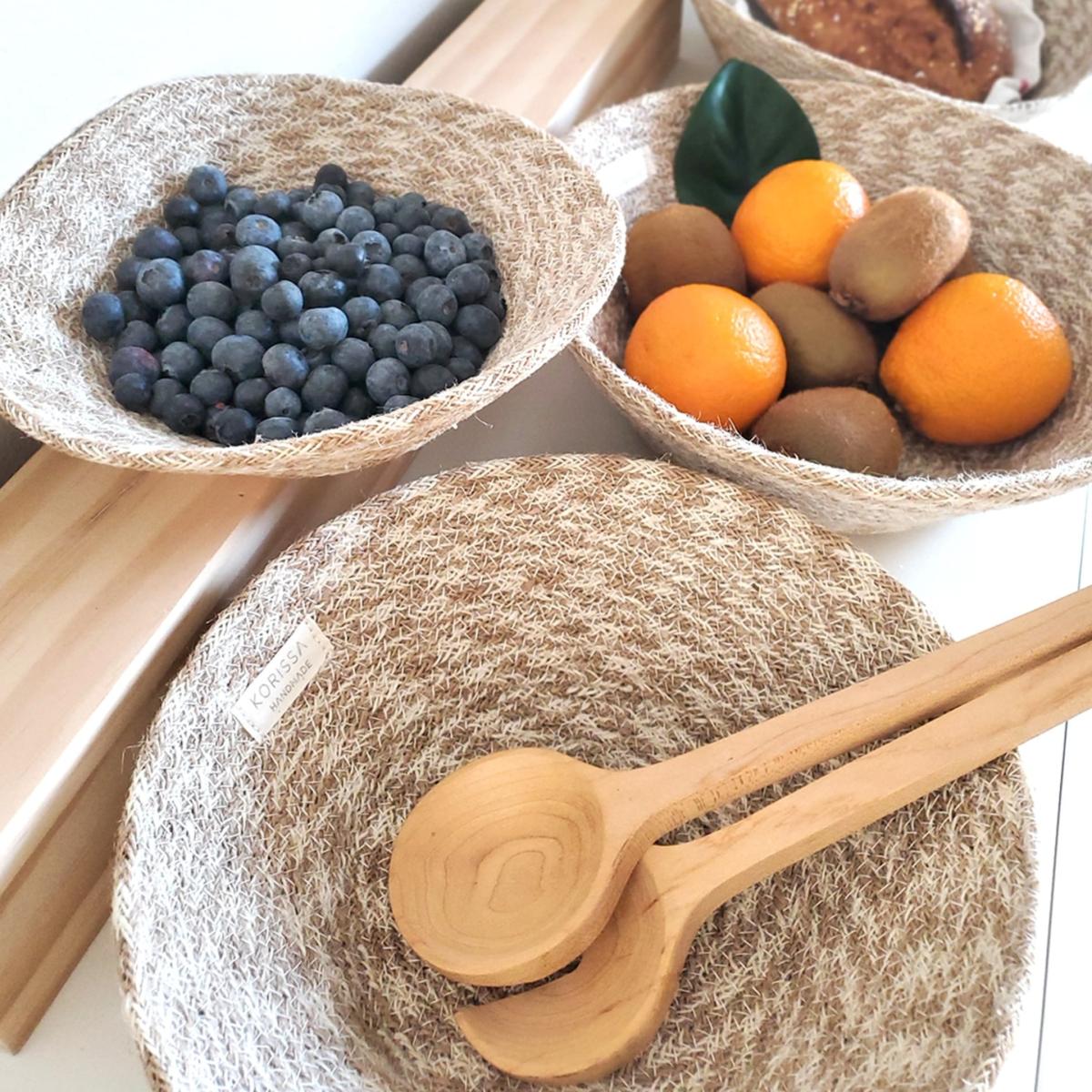 Neutrals Agora Woven Nesting Bowl - Set Of 4 Korissa – image 4