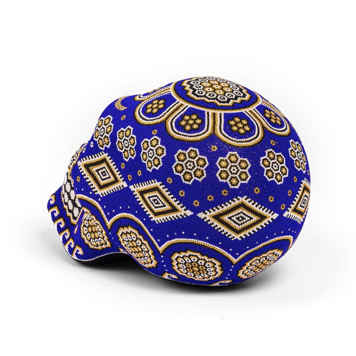 Skull Statue Decor - Royal Blue/Pearl White/Black/Gold One Size Kuu – image 4