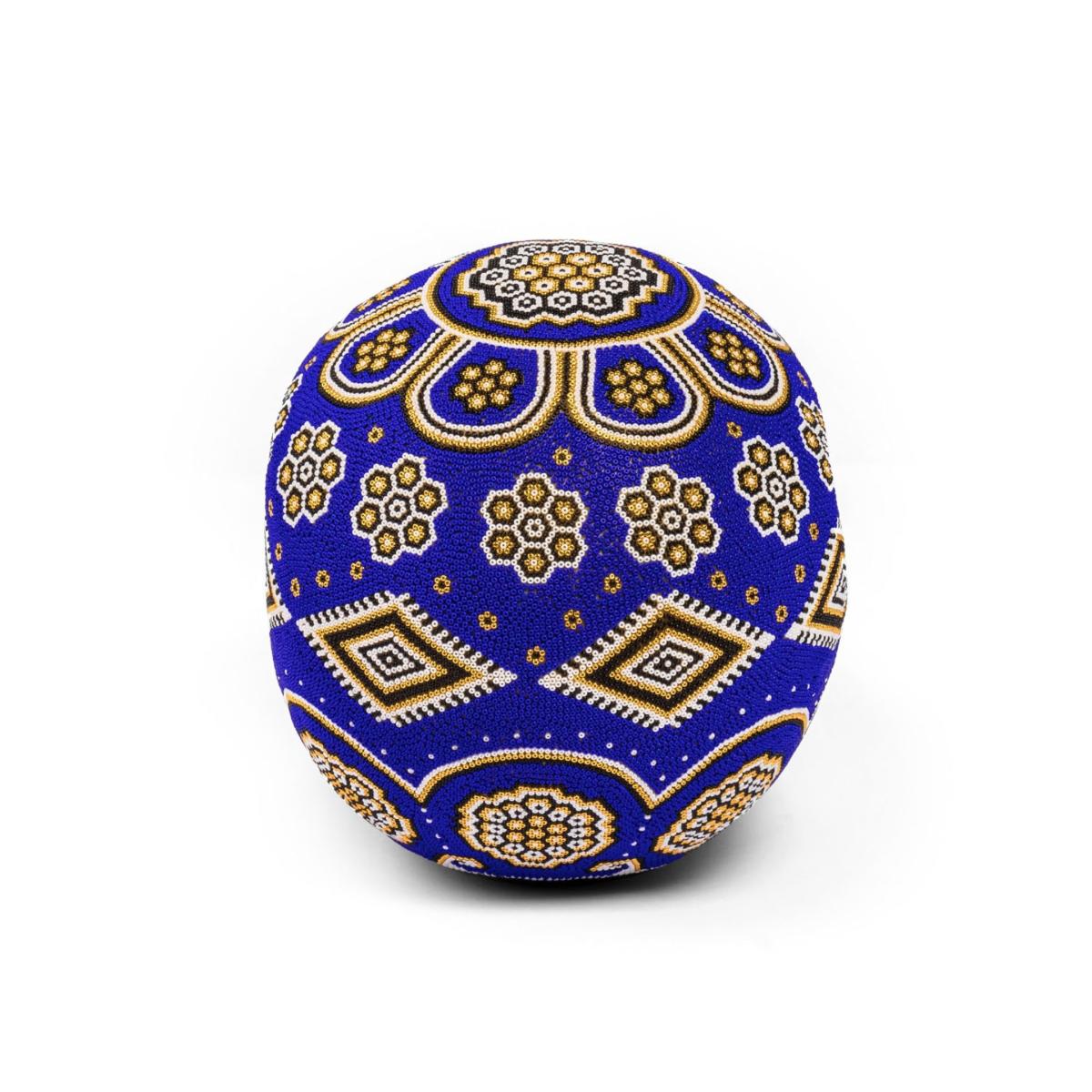 Skull Statue Decor - Royal Blue/Pearl White/Black/Gold One Size Kuu – image 5