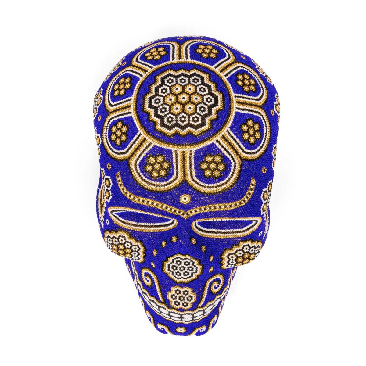 Skull Statue Decor - Royal Blue/Pearl White/Black/Gold One Size Kuu – image 6