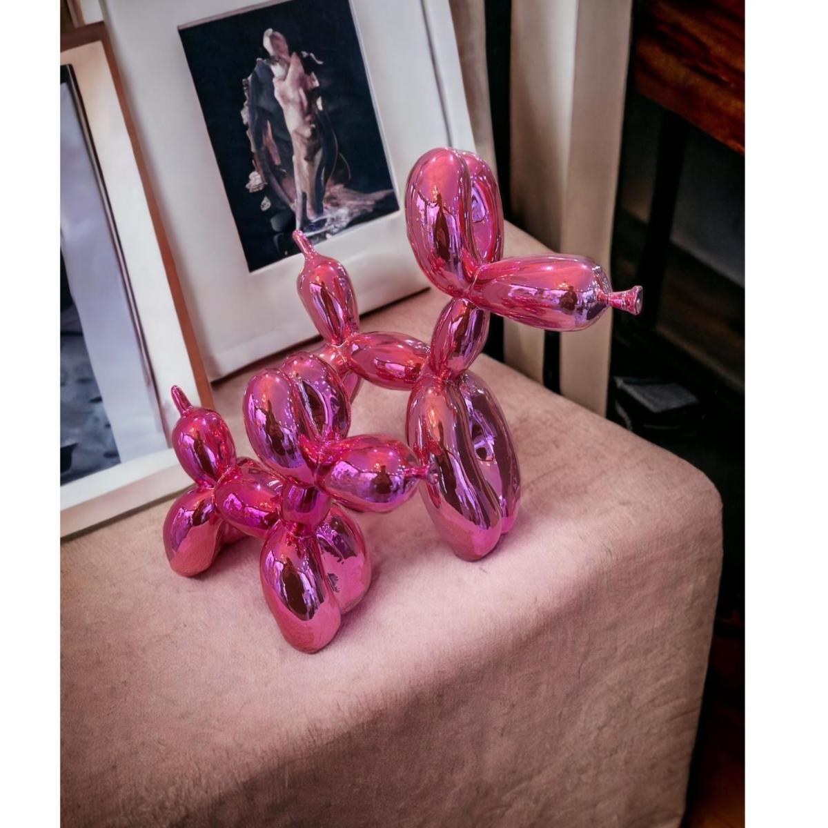 Pink Stripes Elegance Sculpture Set Of Two | Artchi – image 2