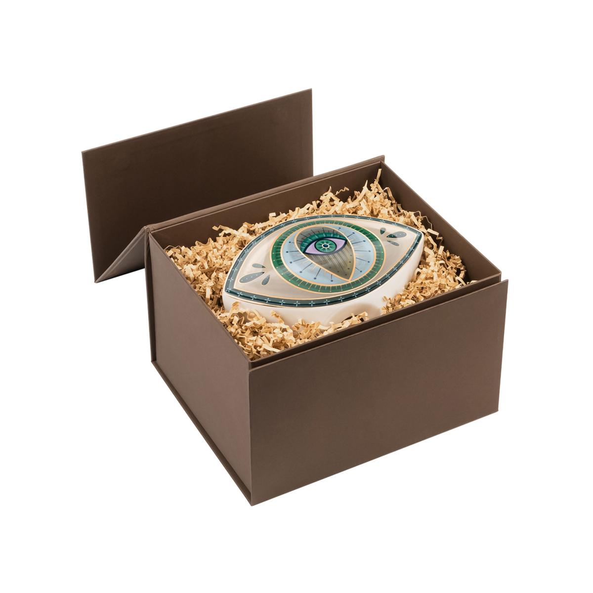 Green Protective Abundance - Evil Eye Ceramic Statue | Karma and Luck – image 2