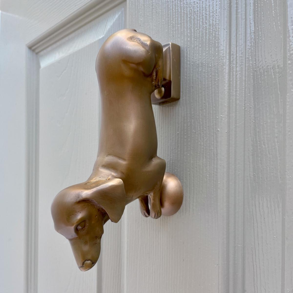 Dachshund Door Knocker Adams & Mack – image 2