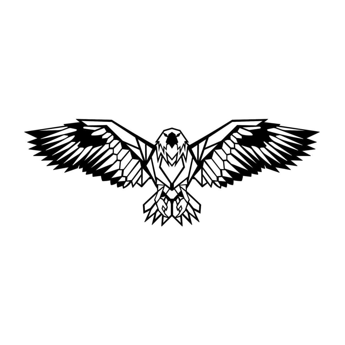 Black Eagle Metal Wall Art One Size Monique Store