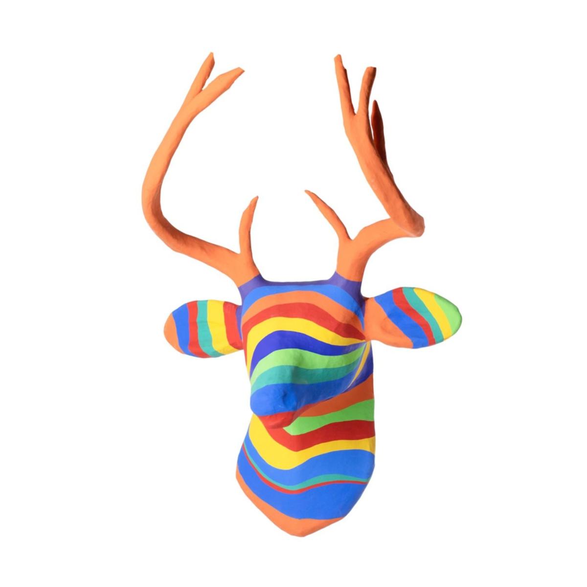 Paper Mache Rainbow Deer | Caribbean Craft – image 3