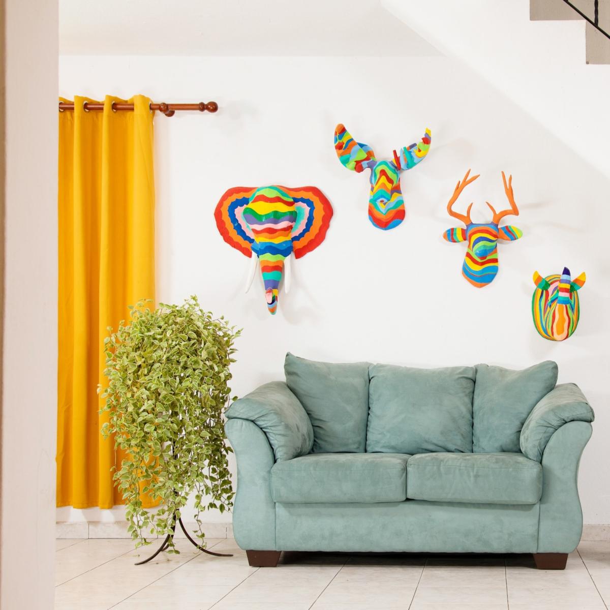 Paper Mache Rainbow Deer | Caribbean Craft – image 4