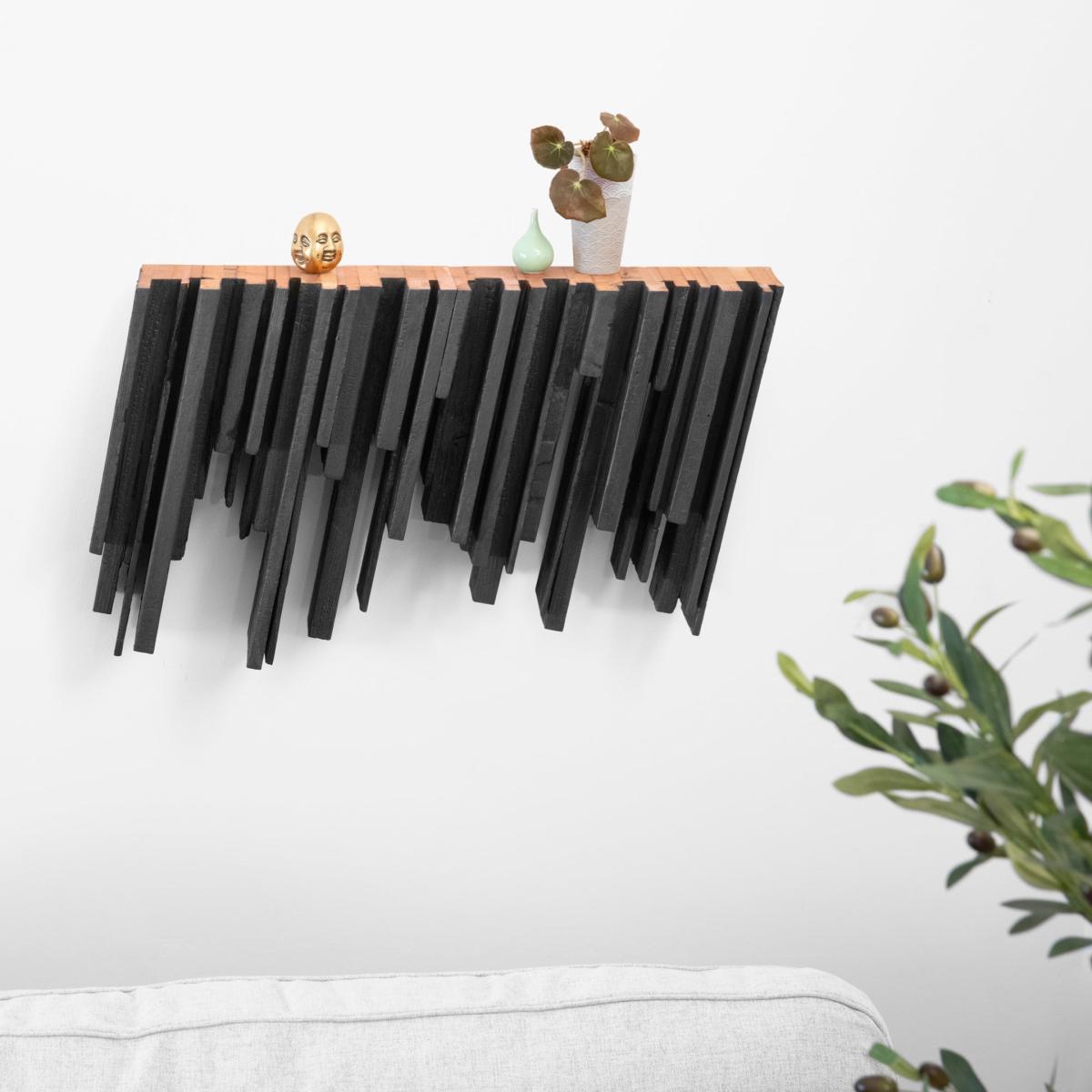 Neutrals / Black Skyline Shelf - Black, Neutrals One Size Formr – image 3