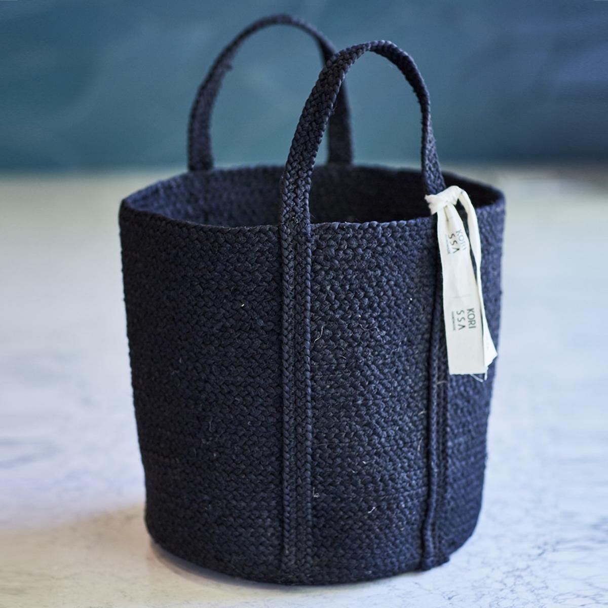 Kata Basket With Handle In Black - Set Of 2 Korissa – image 4