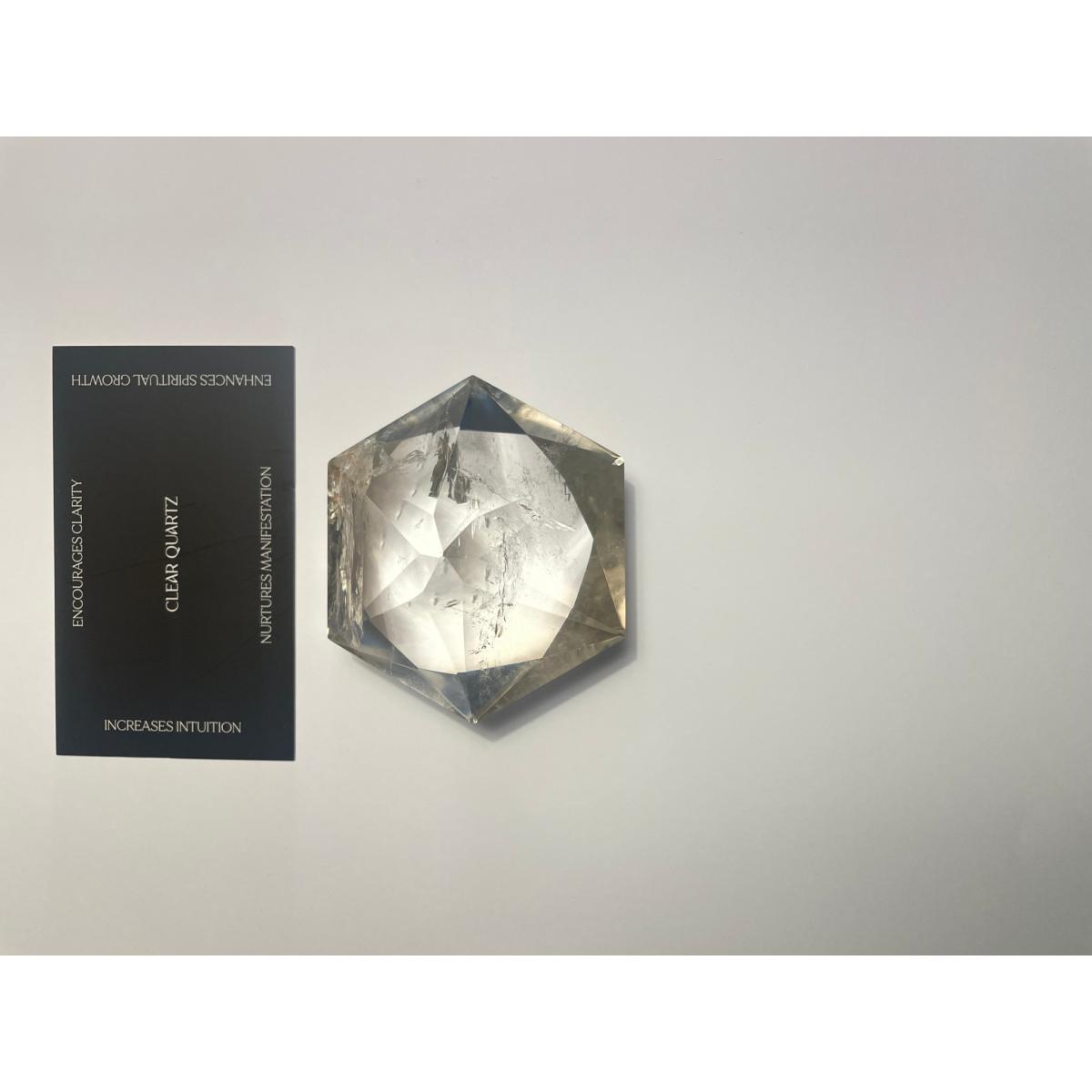 Neutrals Clear Quartz Pyramid Star | One Size | Lemuria Store – image 5