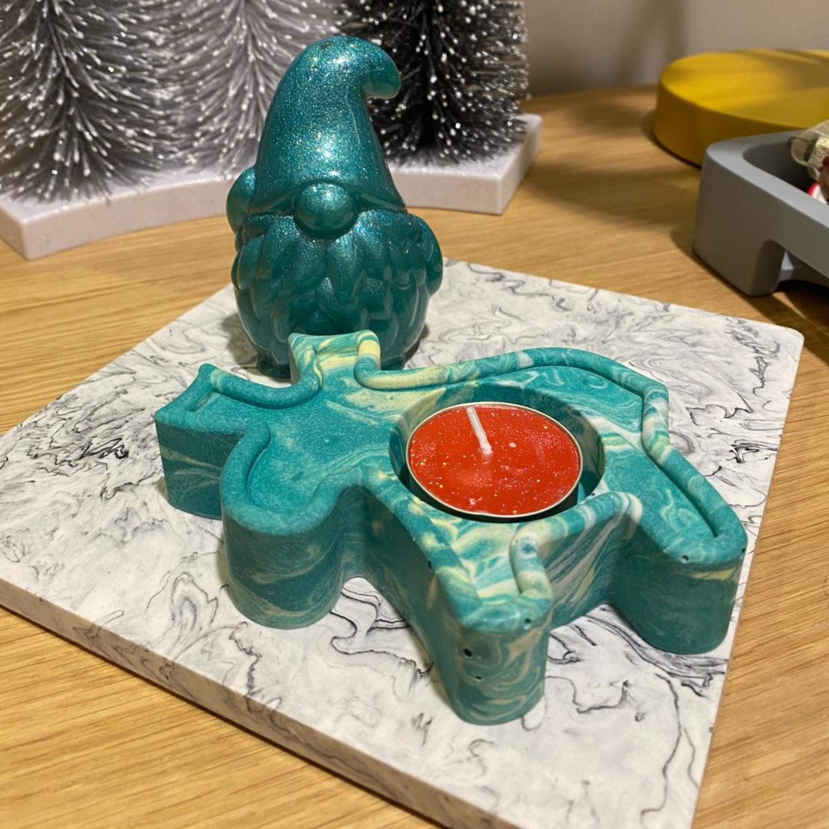 Sparkly Green Gonk Figurine By Shax – image 2
