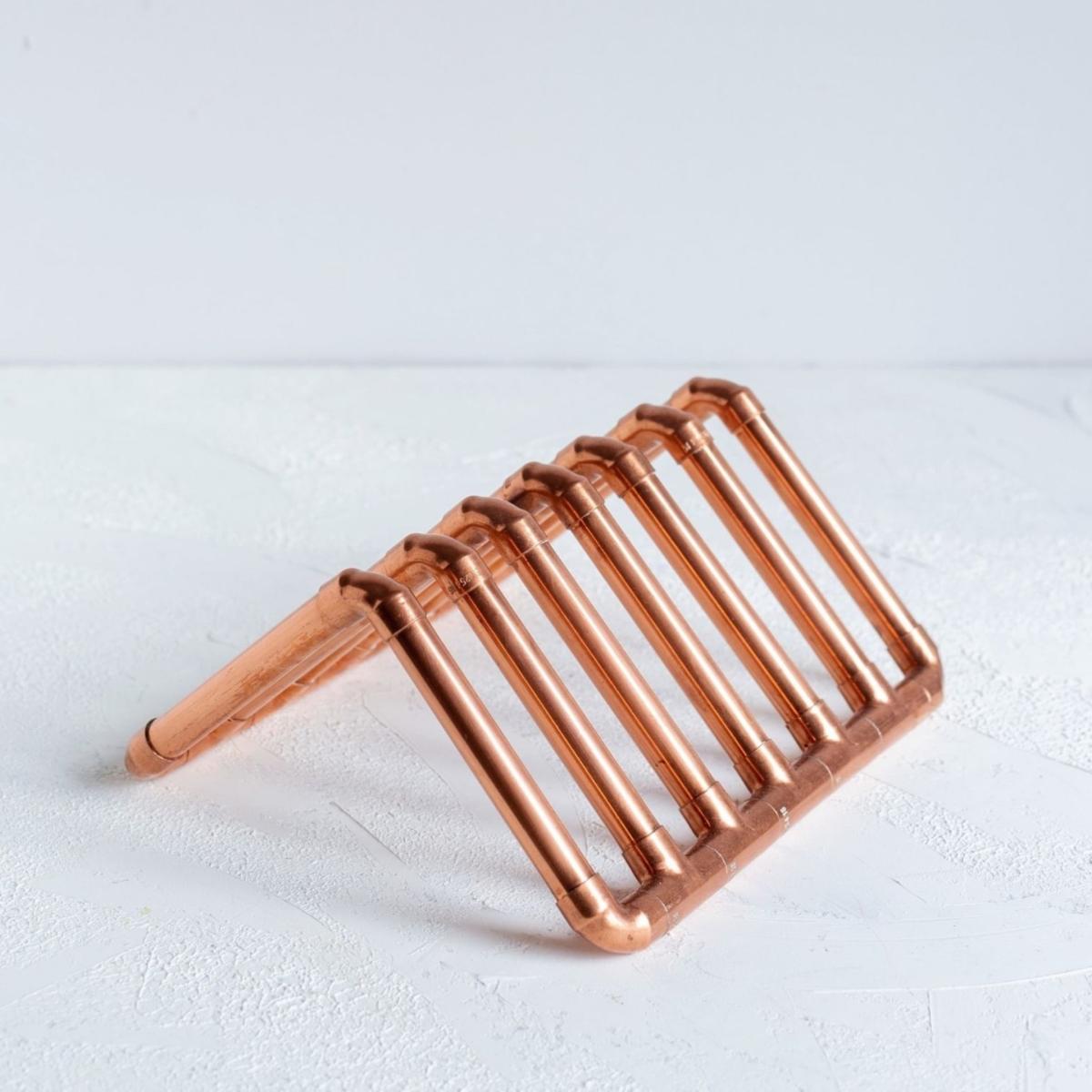 Neutrals Handcrafted Copper Book Holder Stand - Handmade Copper Home Decoration | Anatoliacraft – image 2