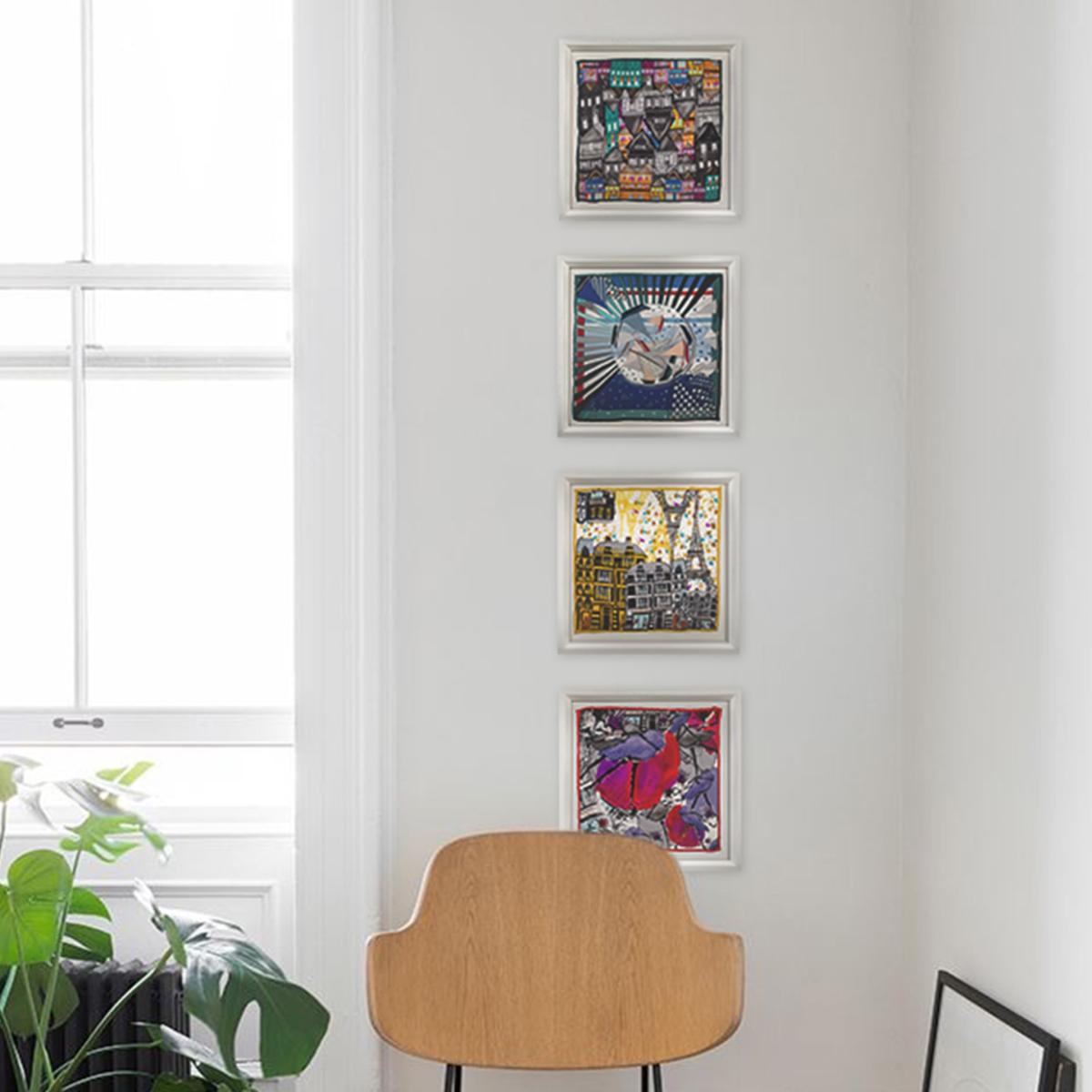 Voyage Of France Framed Silk Scarves Un Poco – image 3