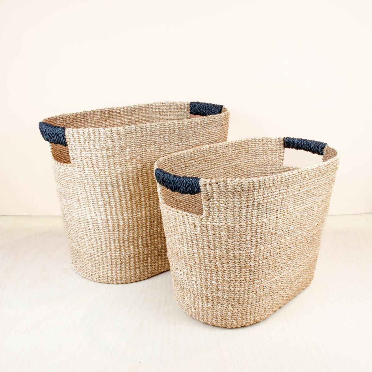 Black Medium Oval Basket | Likhâ – image 7