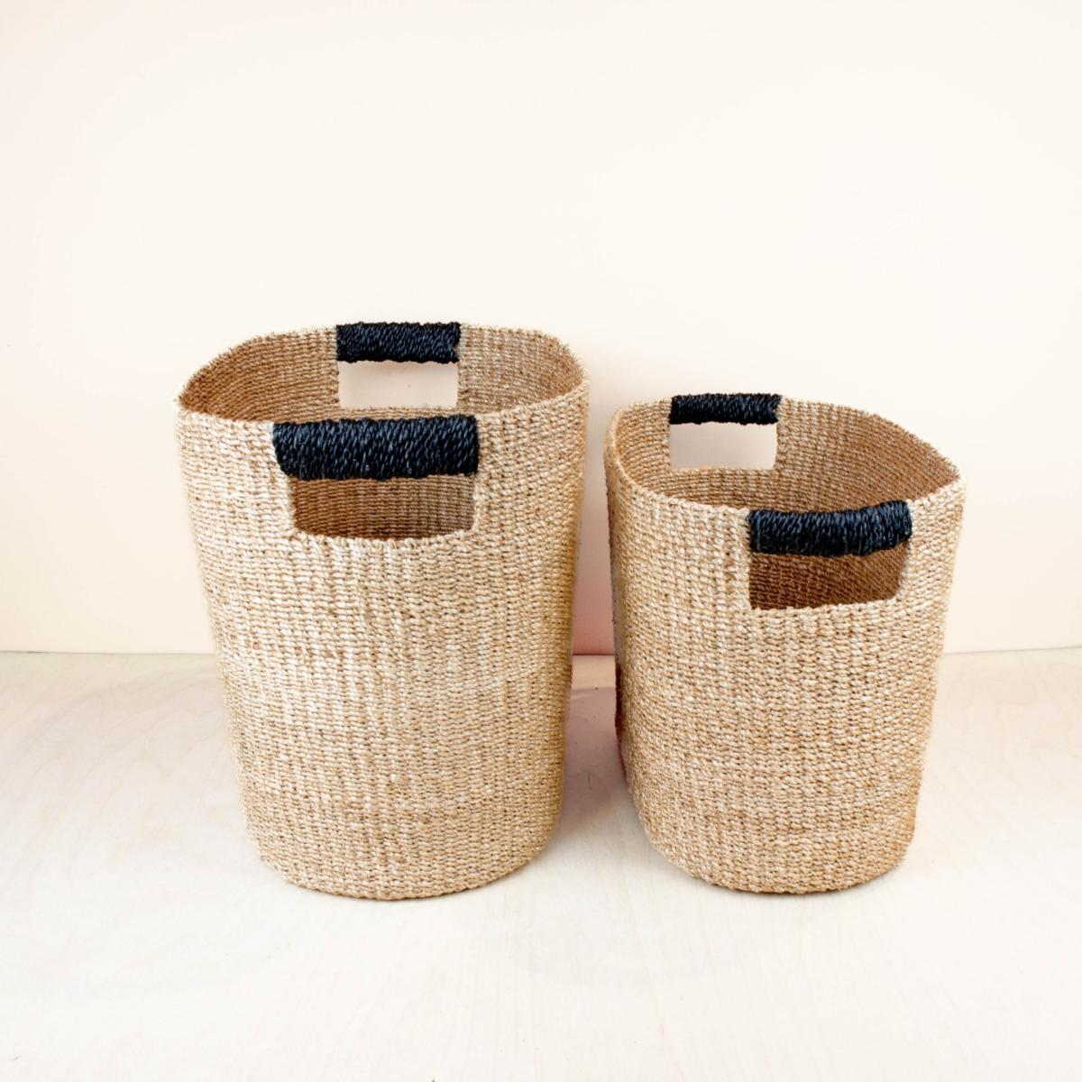 Black Medium Oval Basket | Likhâ – image 8