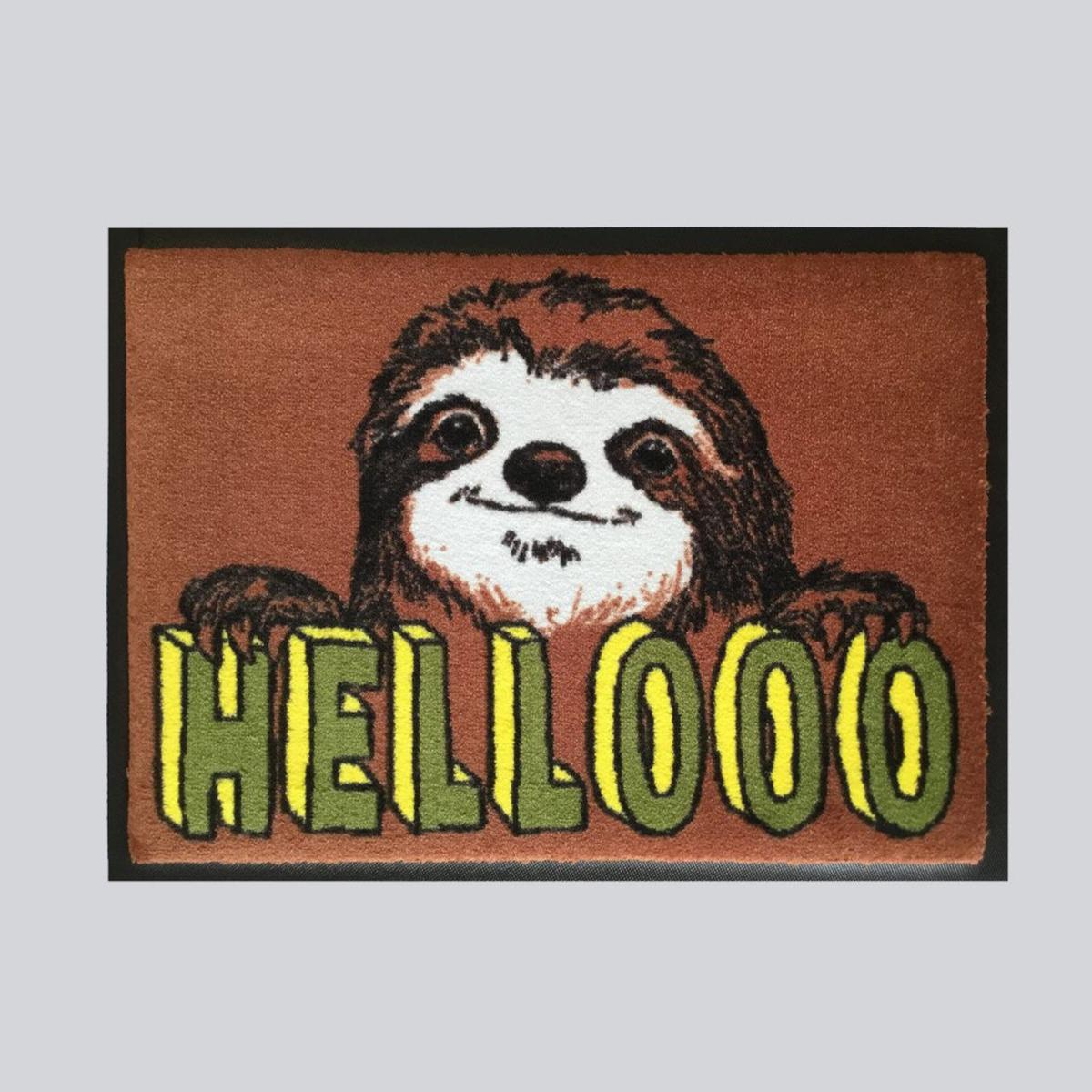 Hellooo Sloth Welcome Door Mat One Size Jimbob Art – image 2