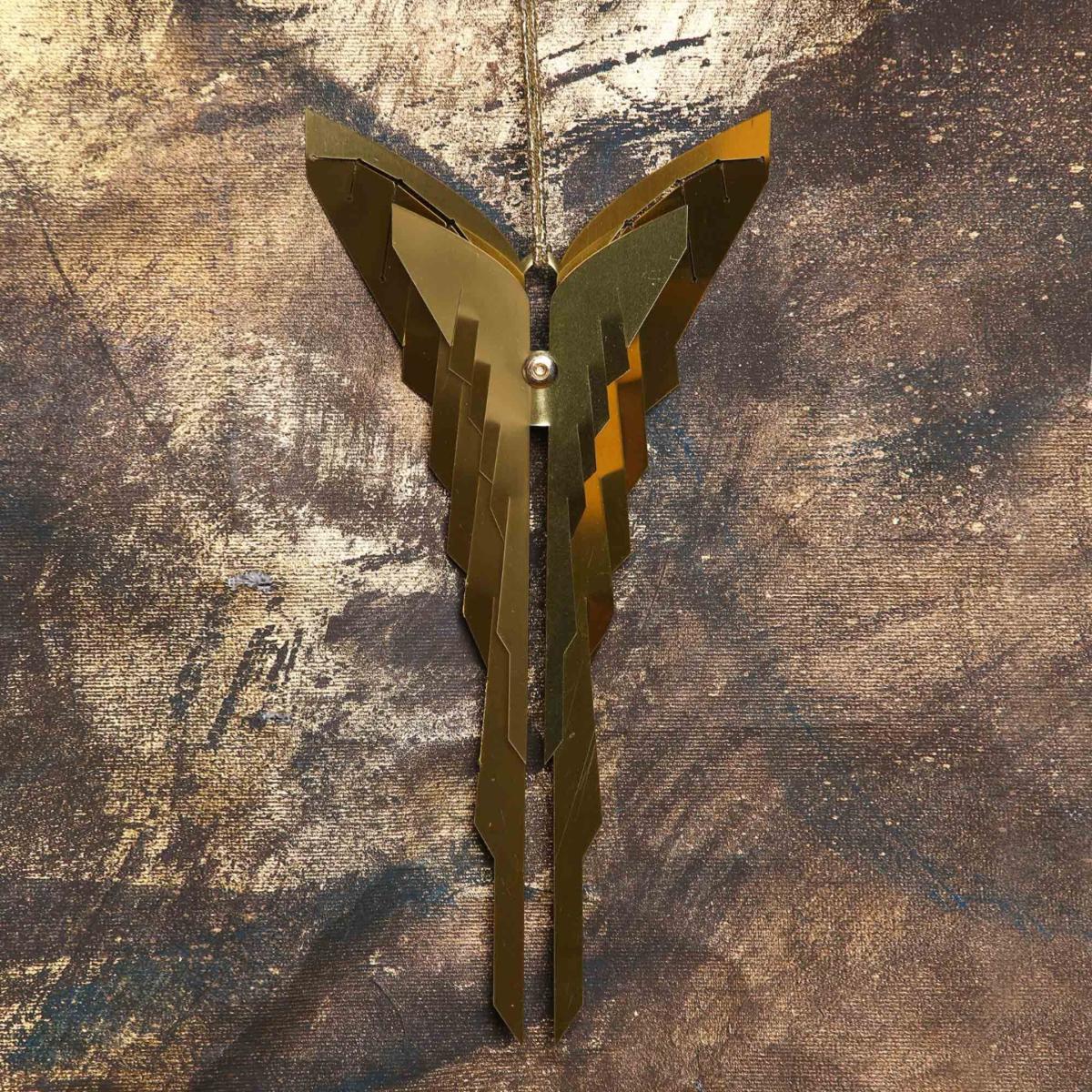 Gold Laser Cut Brass Sculpture Silvia Serban – image 2