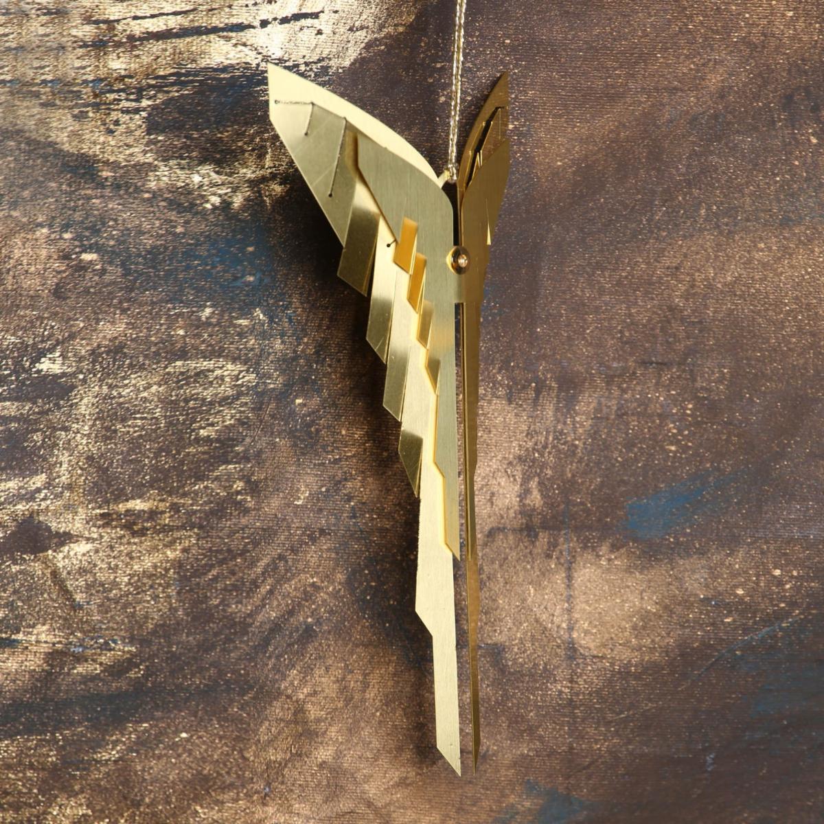Gold Laser Cut Brass Sculpture Silvia Serban – image 3