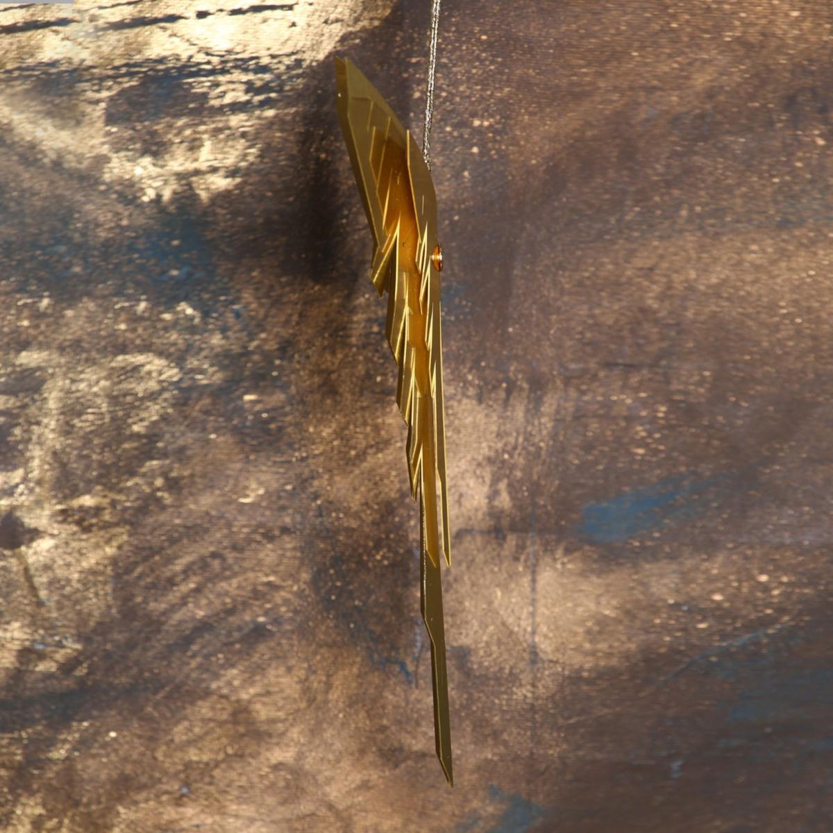 Gold Laser Cut Brass Sculpture Silvia Serban – image 4