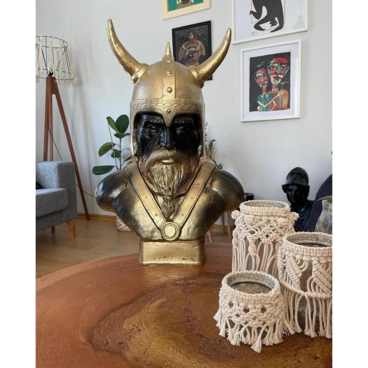 Warrior Odin Sculpture - Multicolour | Artchi – image 4