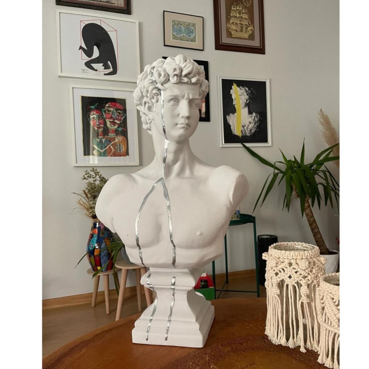 Silver Vision Sculpture - Colour  Silver | Artchi – image 2