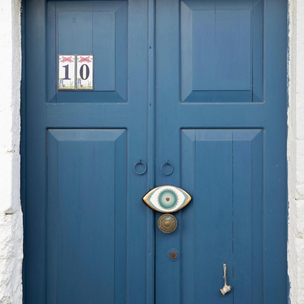 Blue Handmade Ceramic Evil Eye * The Eye - Large / Wall Hanging | Atelier Simi – image 4